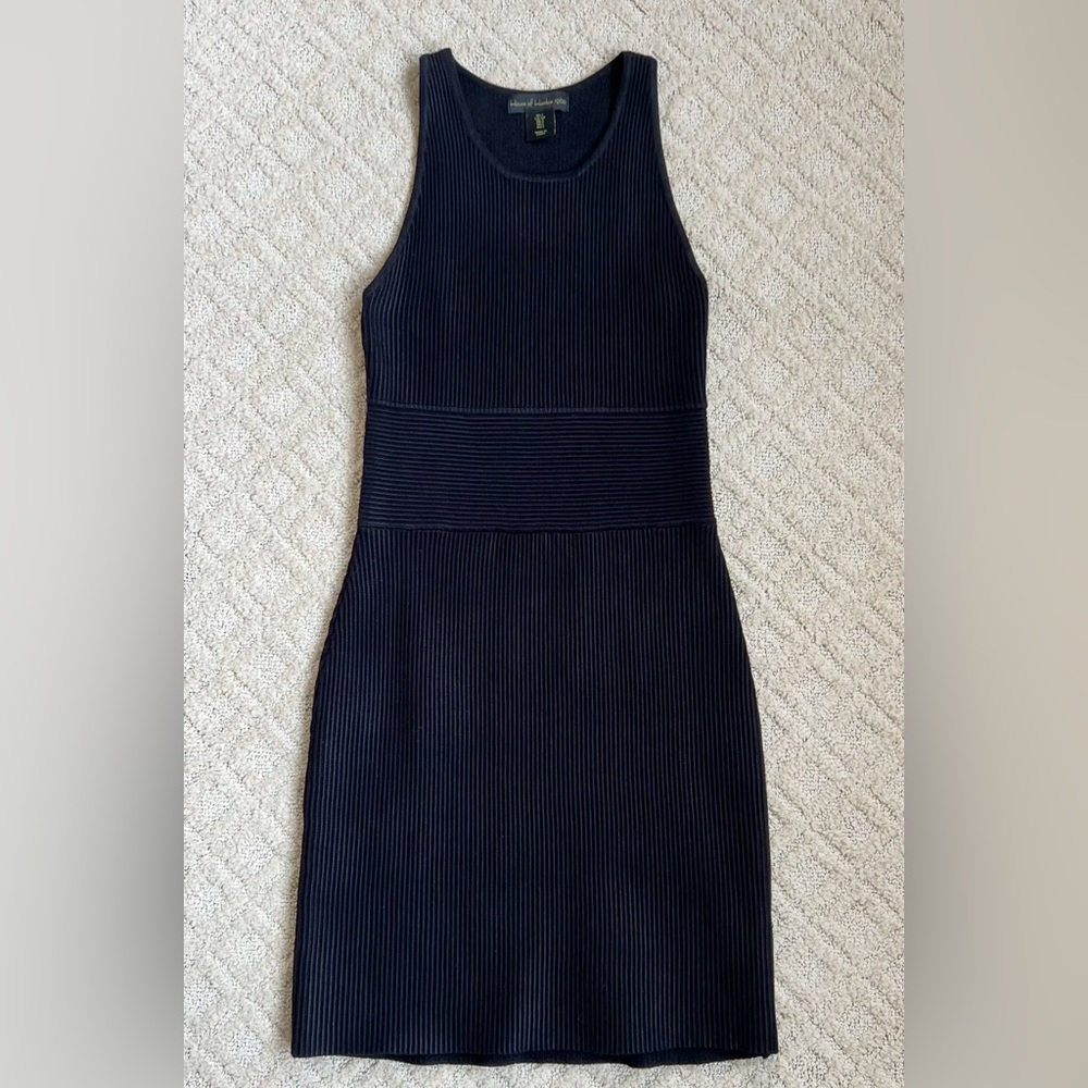 House of Harlow Knit Ribbed Bodycon Dress